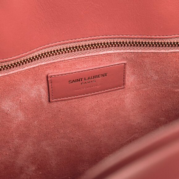 Saint Laurent Classic Small Sac de Jour Dark Rose Calfskin Tote - Picture 11 of 12